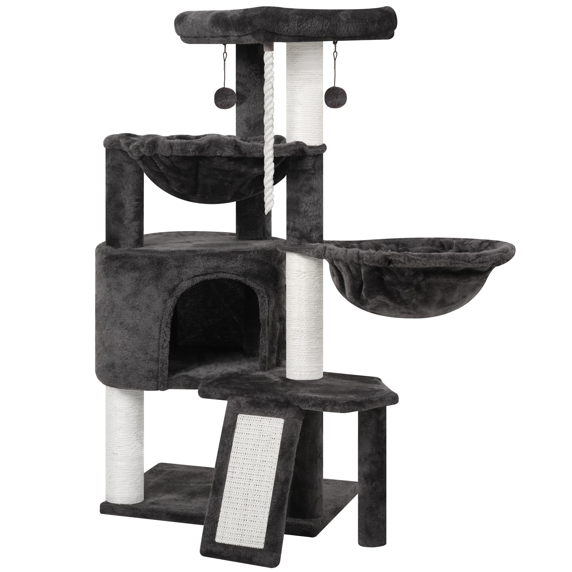 Smouatou Xin cat tree base stability reduces tipping during play