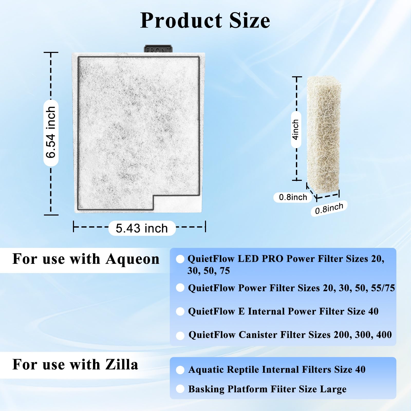 SmtaqX ammonia reducer pads closeup highlight efficient removal of ammonia and waste.
