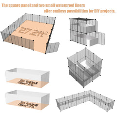 SNAAT 18 Planels cage shows large-square panels for easier DIY assembly.