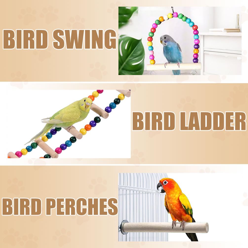 SNAAT bird cage with sliding doors access for feeding and toy placement