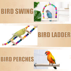 SNAAT bird cage with sliding doors access for feeding and toy placement