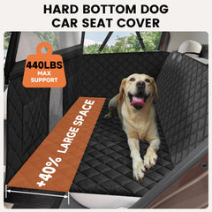 Snagle Paw anti-slip backseat base keeps the barrier stable during quick maneuvers.