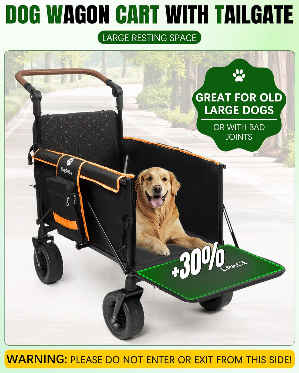 Snagle Paw breathable mesh windows keep pets cool on rides.