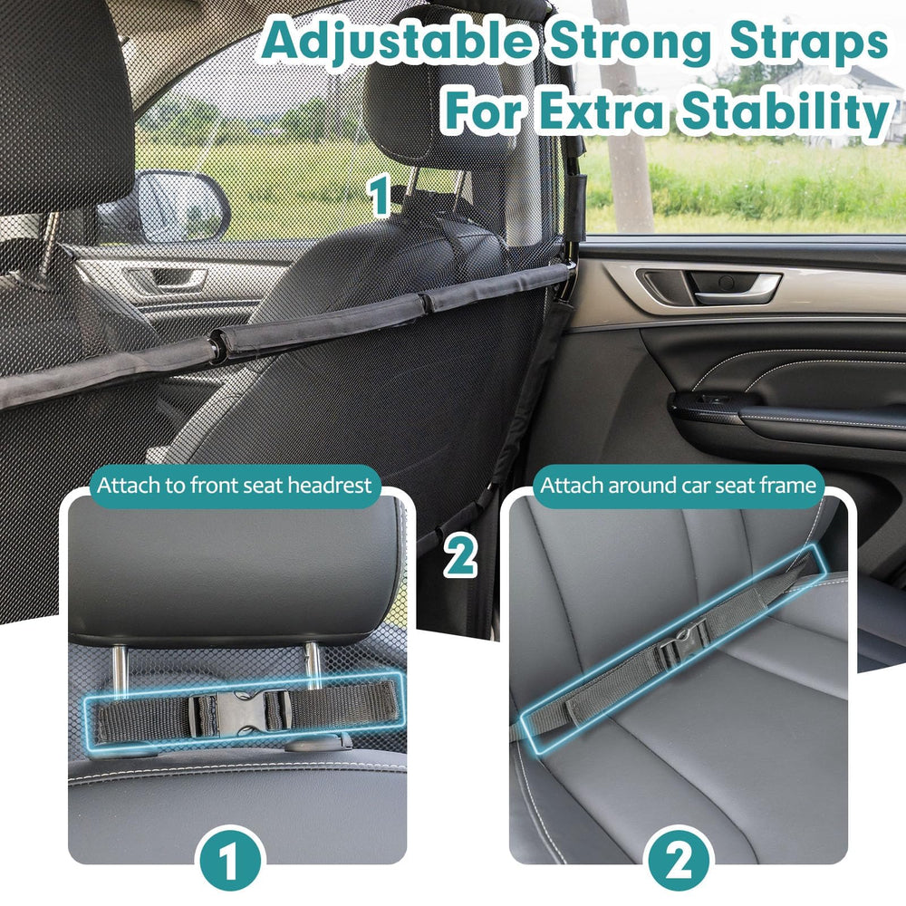Snagle Paw one-piece design delivers stable, gap-free backseat protection.