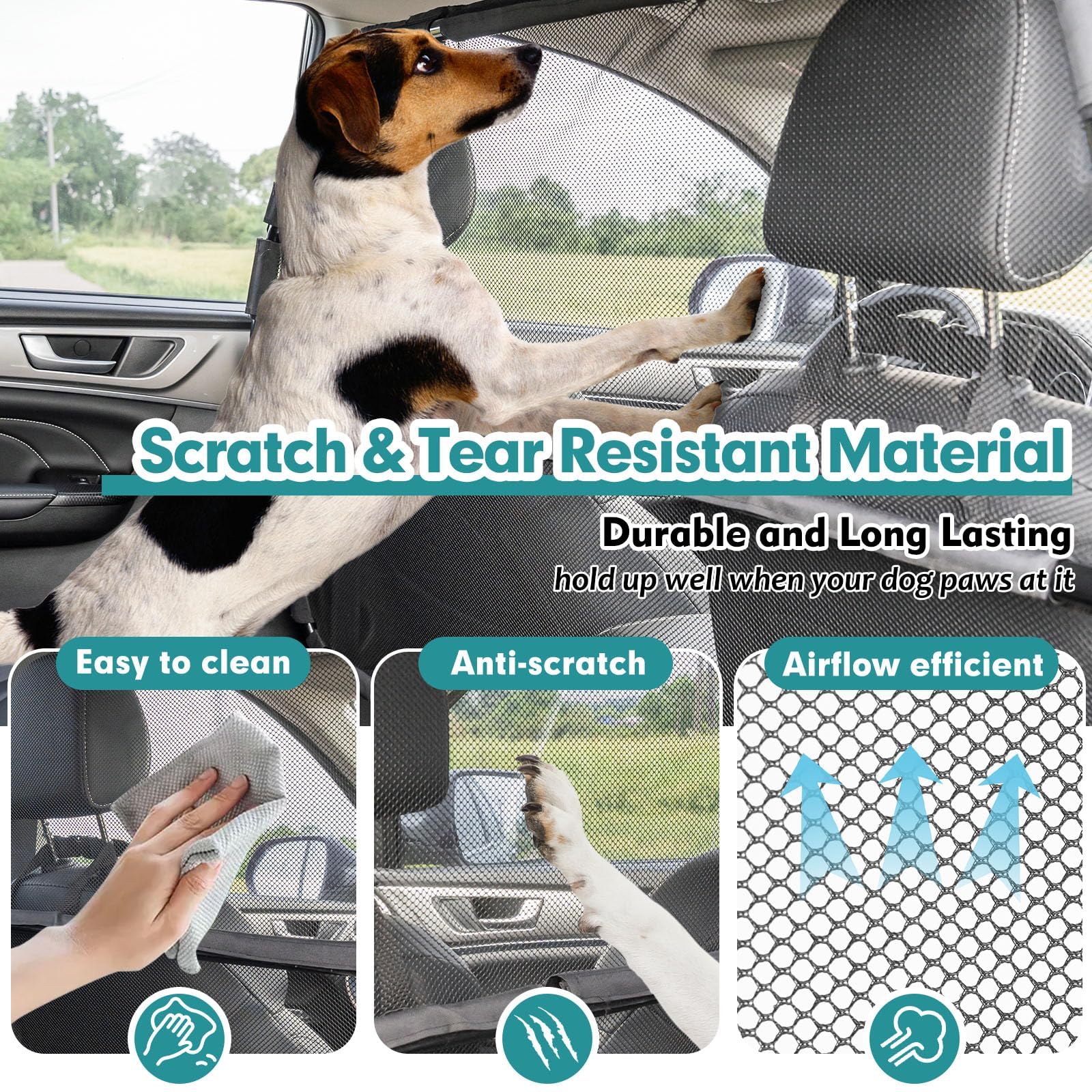 Snagle Paw barrier folds compactly for easy storage when not in use.