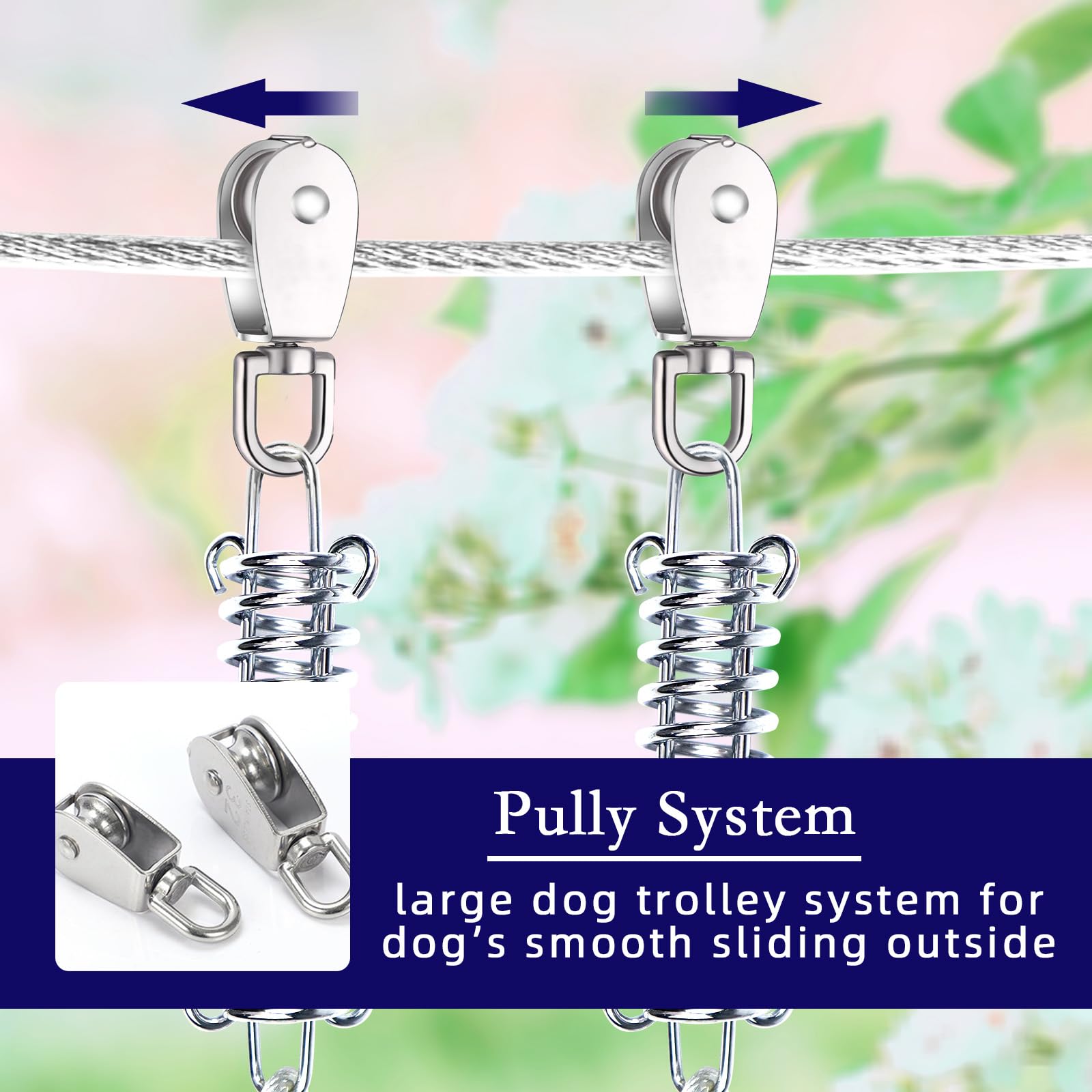 Snagle Paw durable safety tie-out cable for camping.