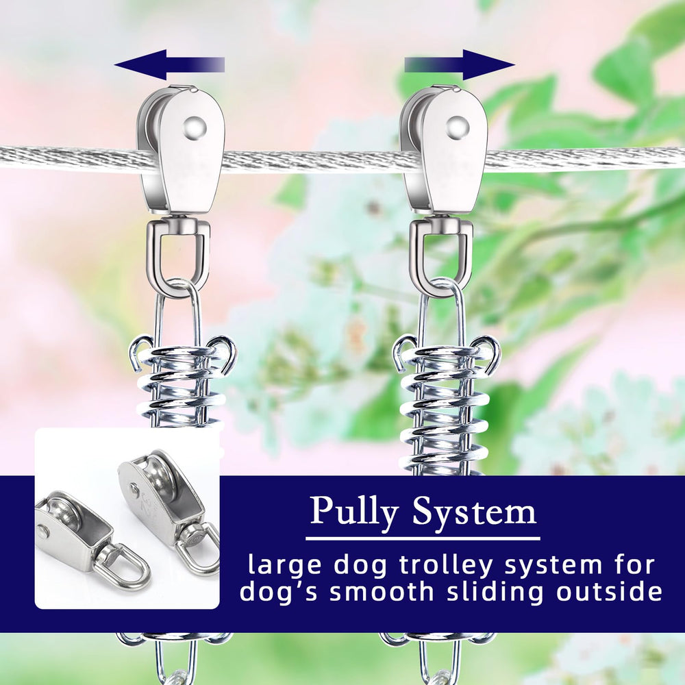 Snagle Paw durable safety tie-out cable for camping.