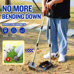 Snagle Paw pooper scooper protective sleeve reduces risk of injury during cleanup.