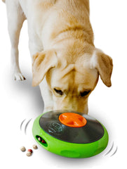 Sniffiz SmellyUFO durable shell close-up shows long lasting play and chew resistance.