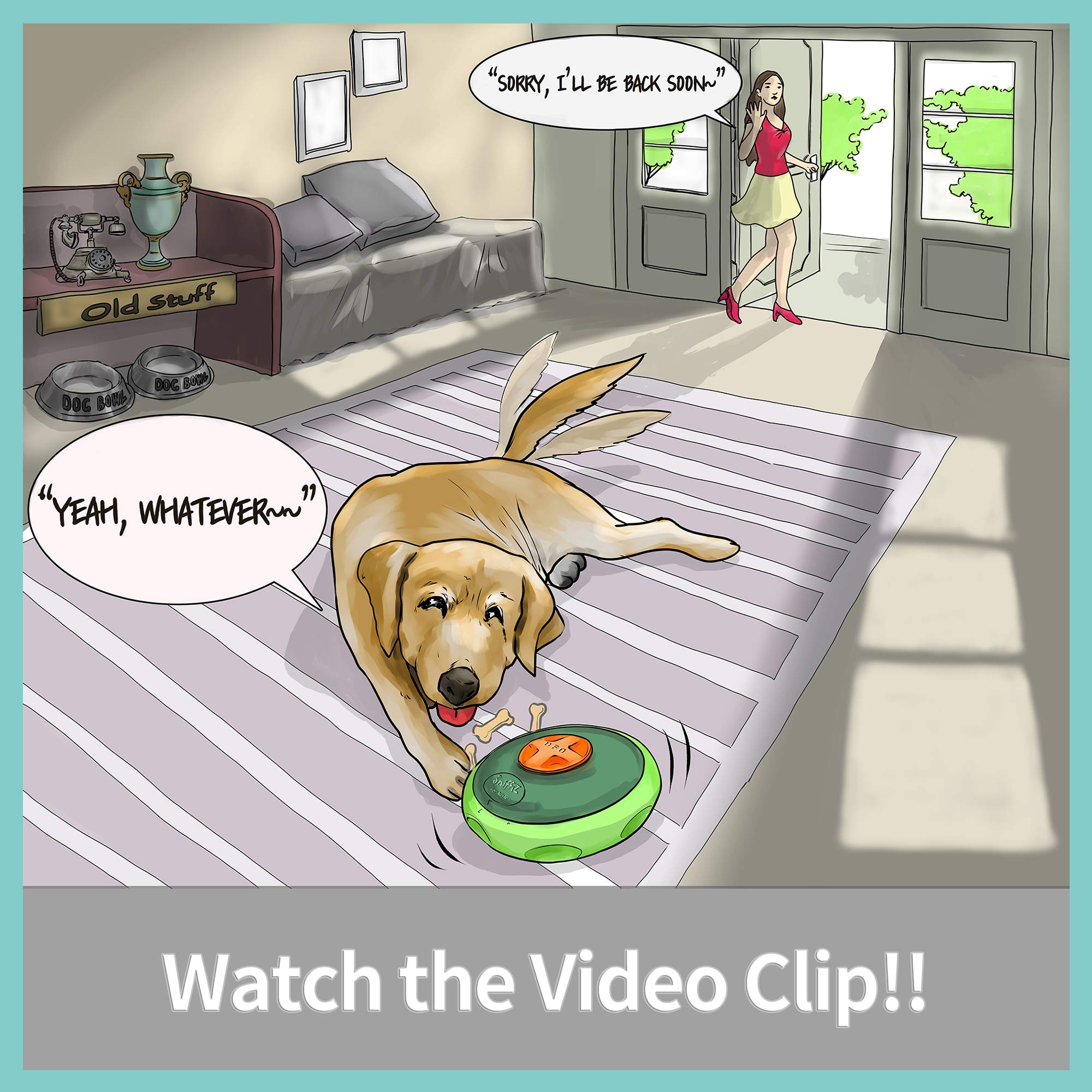 Sniffiz SmellyUFO treat dispenser mazes offer challenging puzzles to stimulate problem solving.