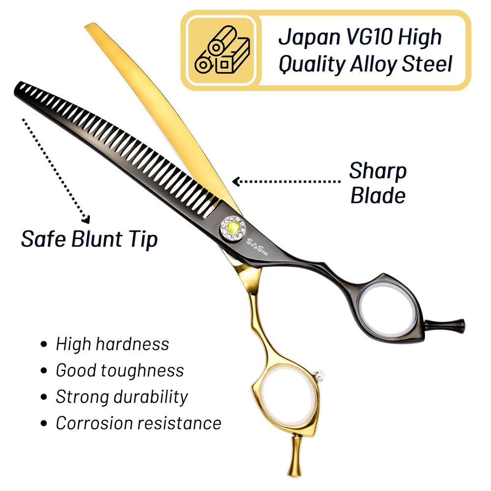 SnipStar ergonomic offset handles photo illustrating reduced hand fatigue.