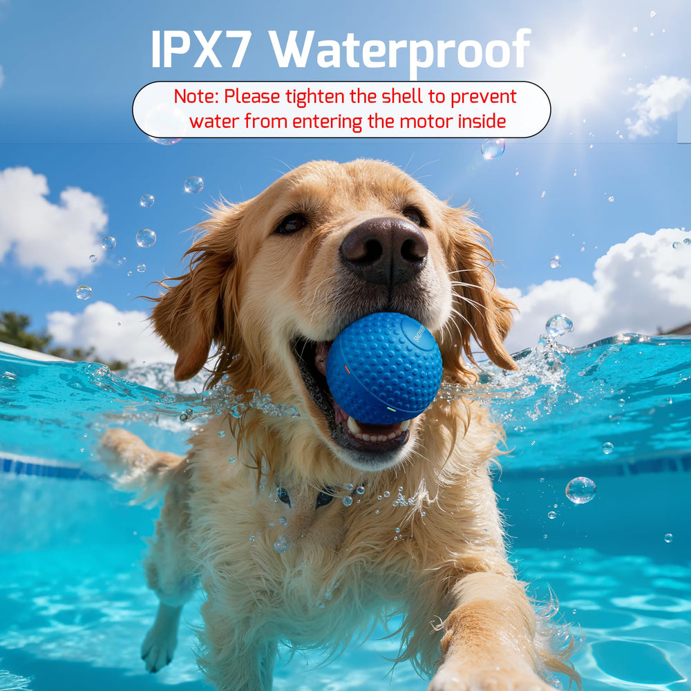 SNOYWEN IPX7 waterproof ball ready to rinse after outdoor play