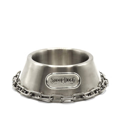 Snoop Doggies Doggs Deluxe Off The Chain bowl steel large front view for premium mealtime