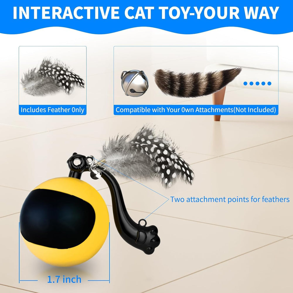 Snoslme paper bag play setup showing curious cat interaction