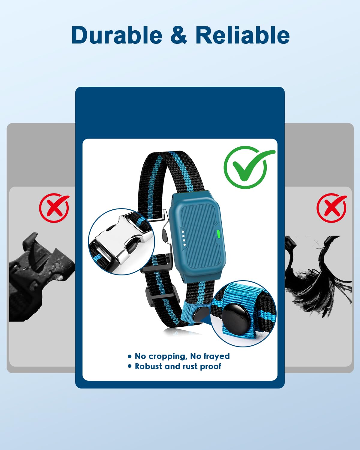 Snsng two probe sizes fit short to long fur for comfort