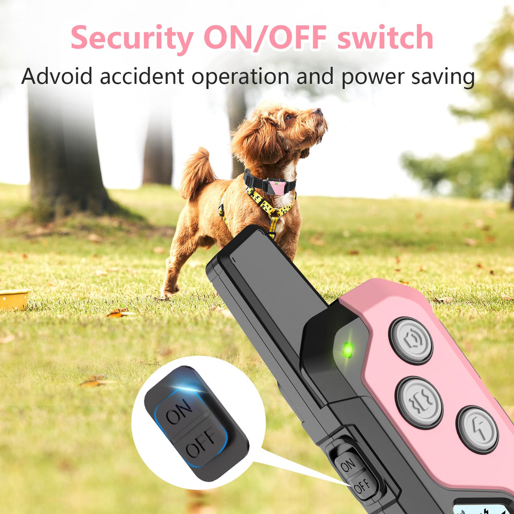 Snsng shock collar IP67 waterproof design supports training in diverse weather.