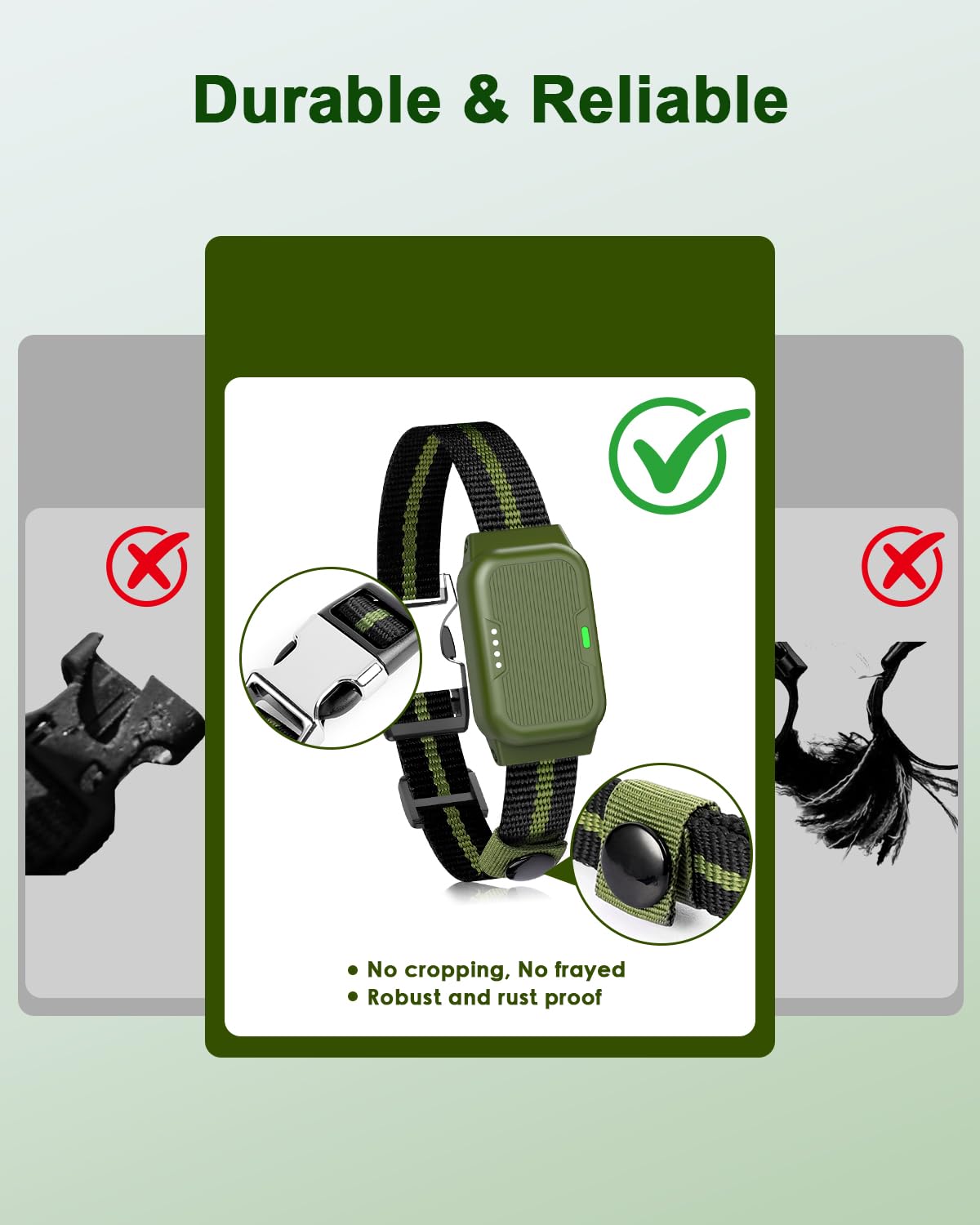 Snsng IP67 waterproof shock collar ready for all-weather outdoor use