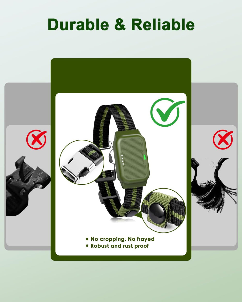 Snsng IP67 waterproof shock collar ready for all-weather outdoor use