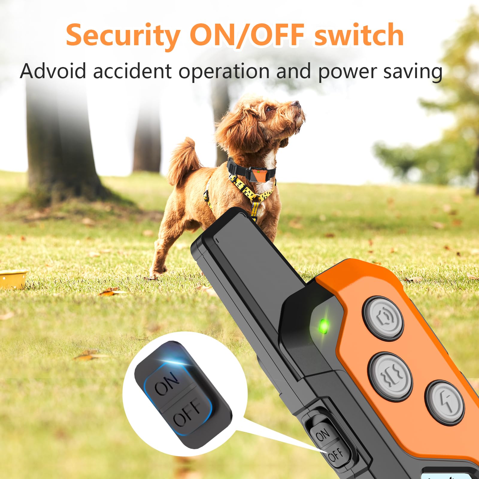 Snsng vibration mode provides gentle feedback at higher levels for responsive training.