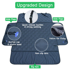 snugcubby quilted cargo liner surface soft for pets