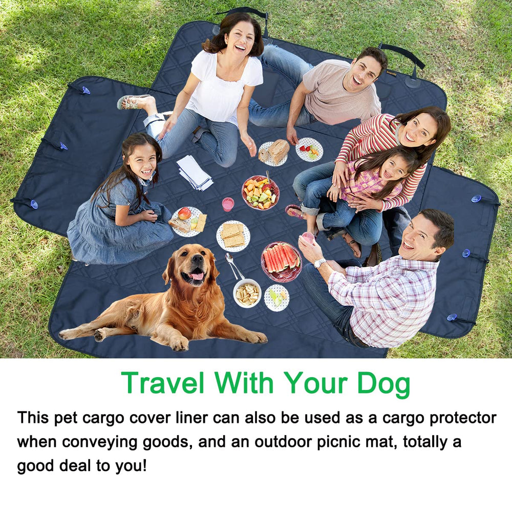 snugcubby travel-friendly cargo mat ideal for picnics
