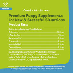 Snuggle Puppy Day Calm Bites soft chews texture close-up for easy-to-take calming treats