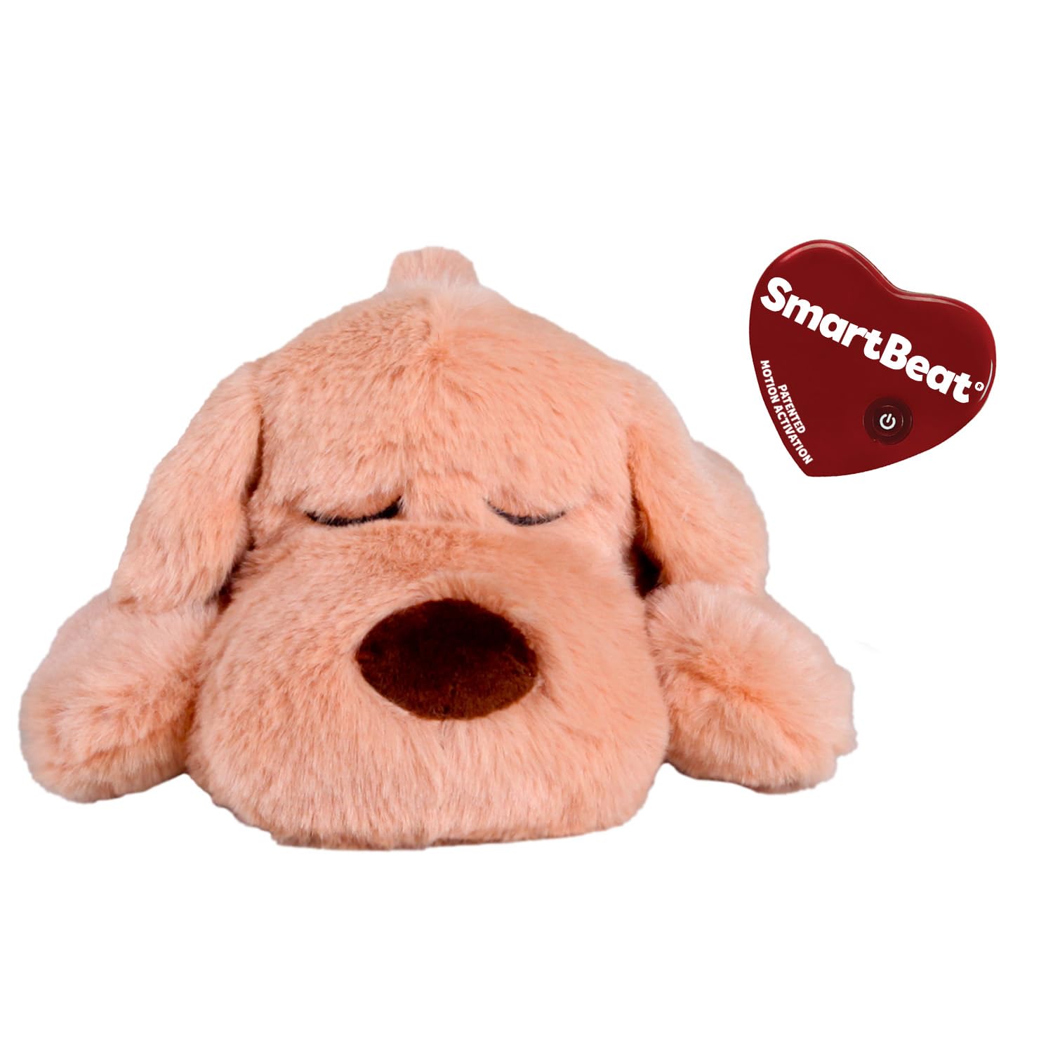 Snuggle Puppy Original Small Breed Heartbeat toy soothes tiny dogs at night.