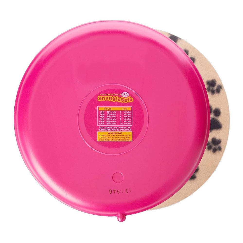 Snugglesafe Original heat pad front view shows compact warmth for pets