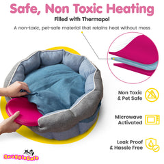 Snugglesafe Original heat pad Thermapol core close-up highlights long-lasting warmth