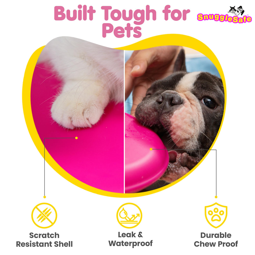 Snugglesafe Original heat pad waterproof shell designed for daily durability