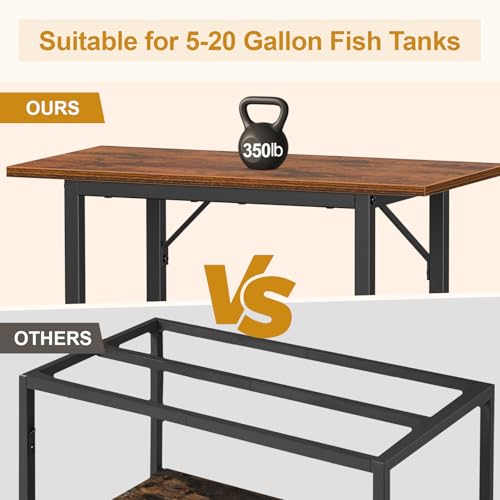 Snughome assembly instructions image highlights quick, tool-light setup for this aquarium stand.