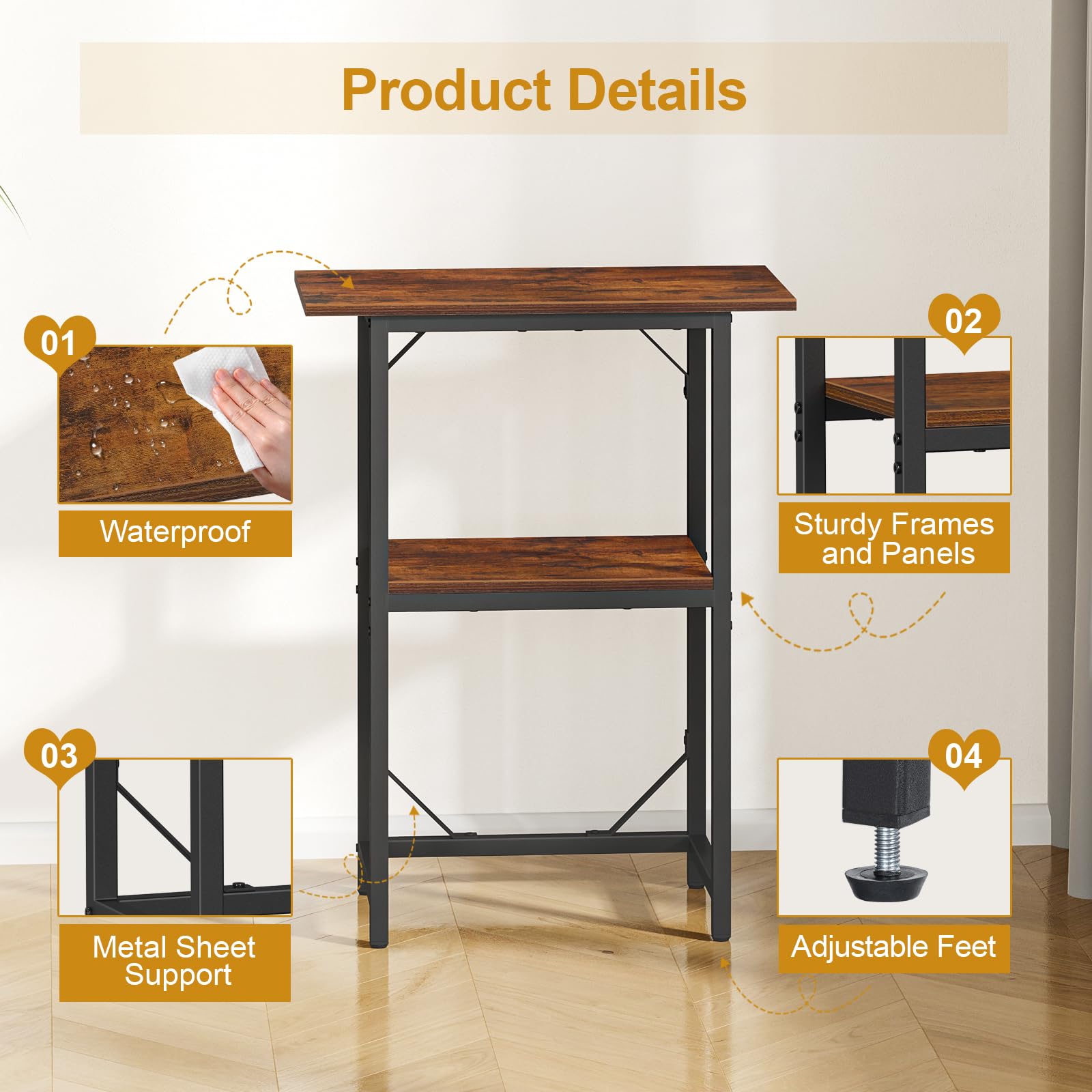 Snughome fish tank stand in living room demonstrates versatile decor and tidy organization.