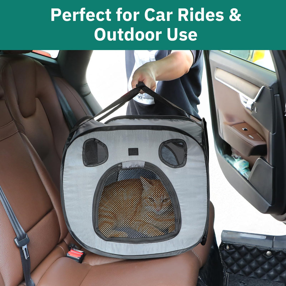 SNUVID portable cat playpen carry bag for easy transport.