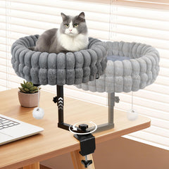 SoakSea cat bed desk 360 rotation shows versatile viewpoint while you work