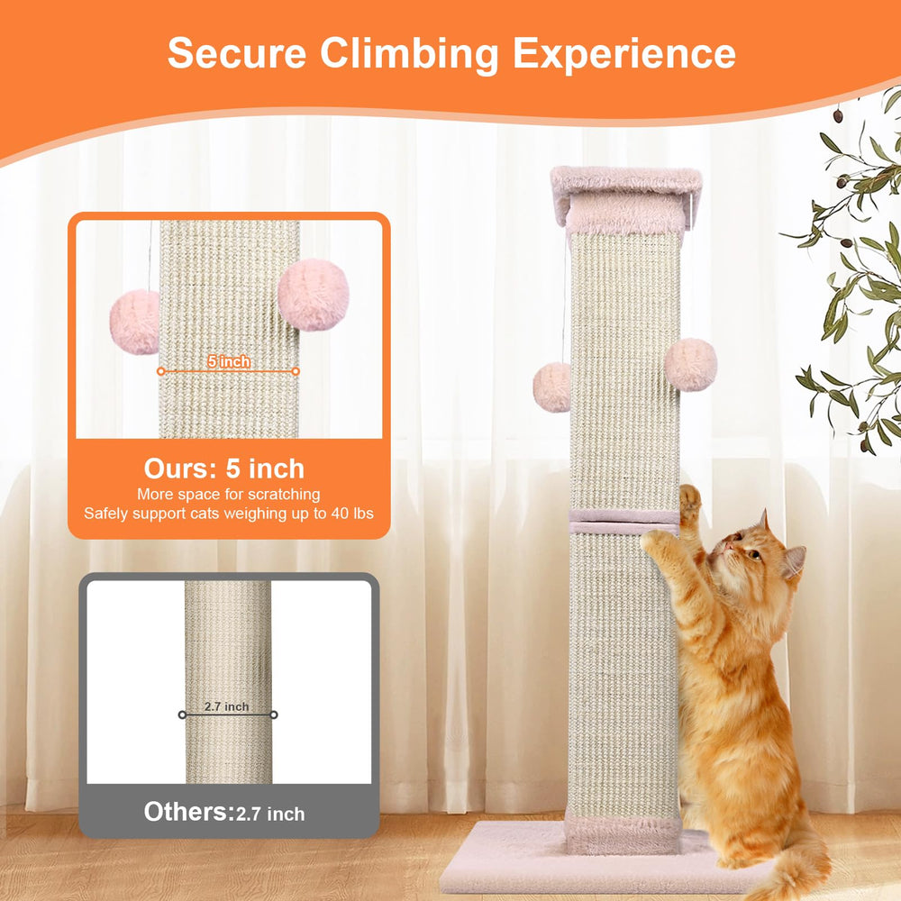 SOCATER 33-inch pink post ships with clear assembly instructions.