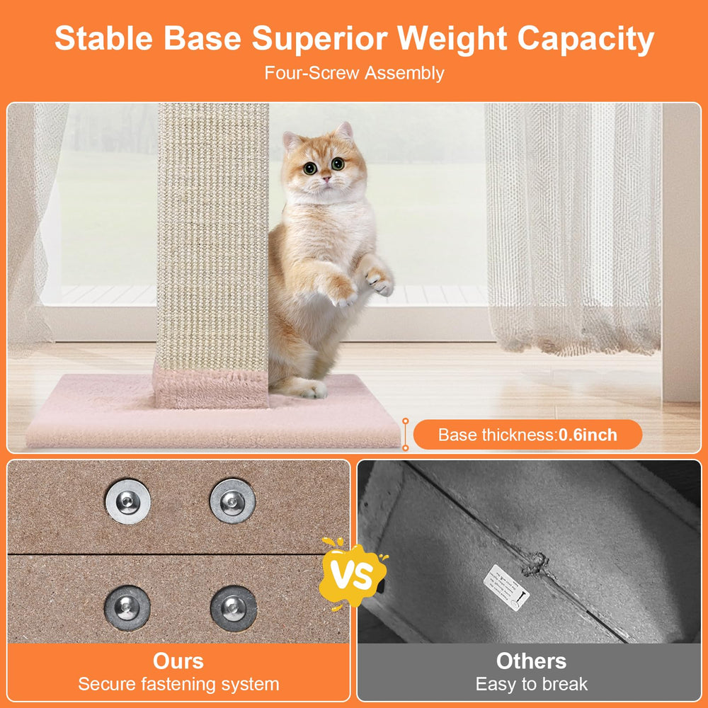 SOCATER pink base with 15.7x15.7-inch footprint for safety.
