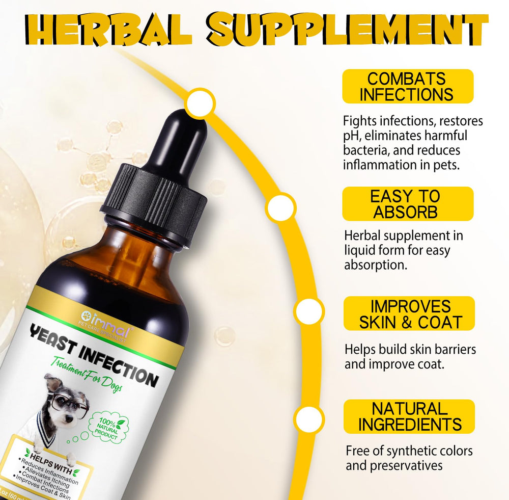 SOCATFOT yeast treatment dropper shows easy dosing for all breeds