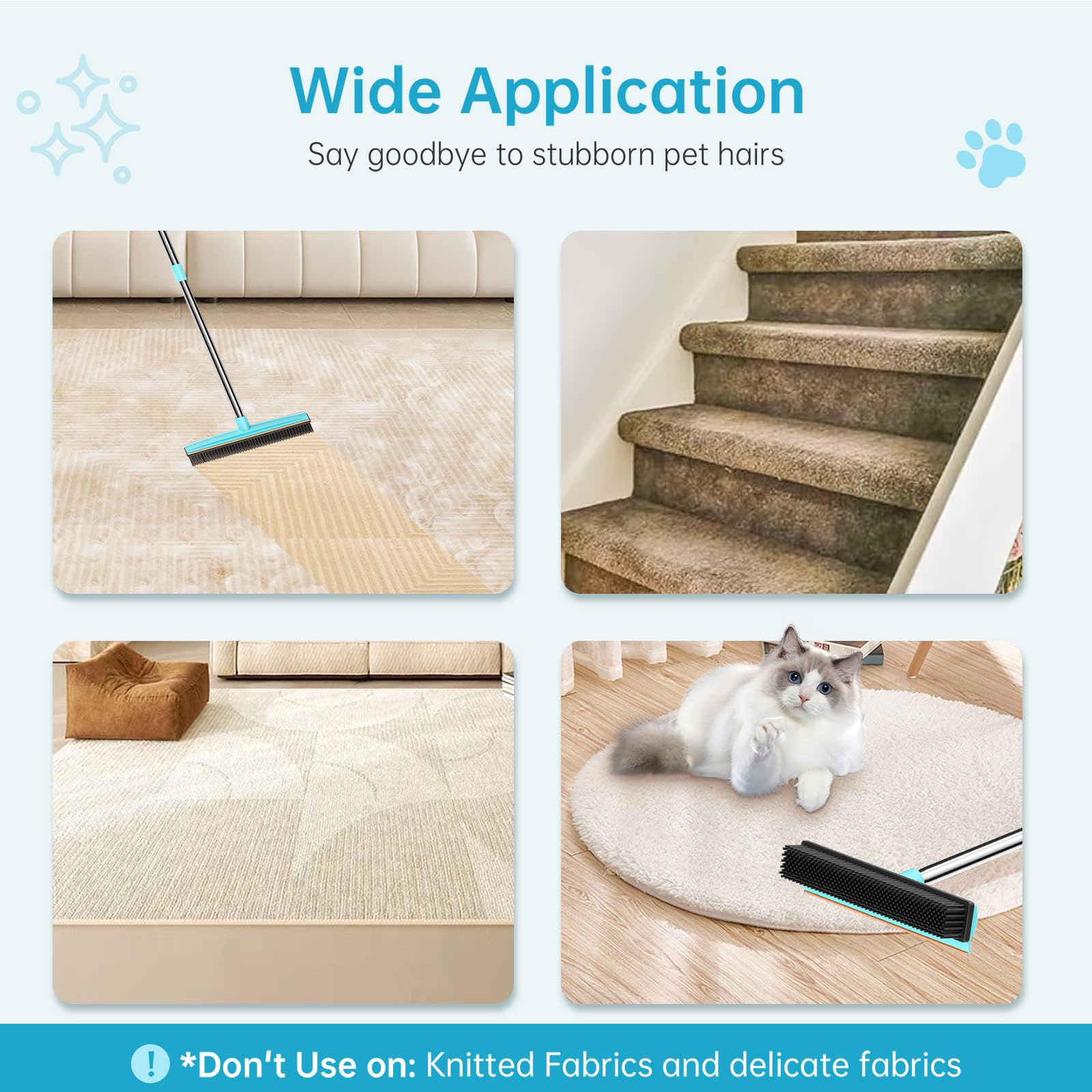 SOCCSO Versatile cleaning tool functions as broom and scraper