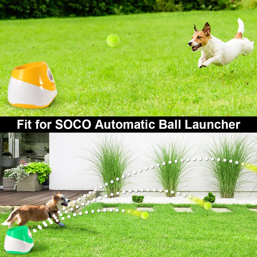 SOCO ball-launcher refill compatible 2-inch ball shown as affordable practice option.