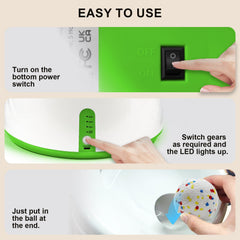 SOCO 2.2-inch ETPU balls are soft and lightweight for gentle indoor play