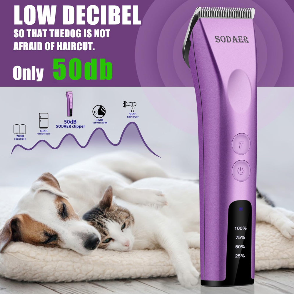 Sodaer clipper USB charging setup highlighting quick recharge for busy homes