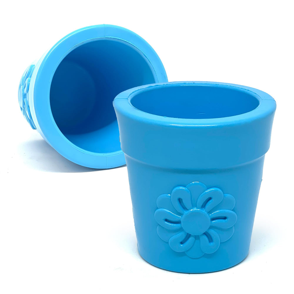 SodaPup Flower Pot chew toy for teething and chewing relief.