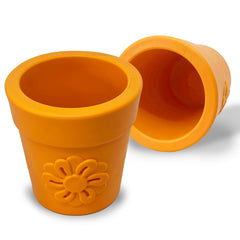 SodaPup Flower Pot durable rubber material emphasizing chew toy resilience and long-lasting play