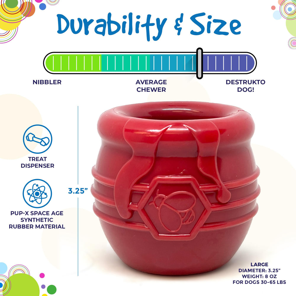 SodaPup Honey Pot made in USA emphasizes quality and local production.