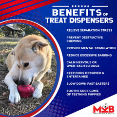 SodaPup MuttsKickButt Cupcake dog-enjoying moment demonstrates mental stimulation during chew
