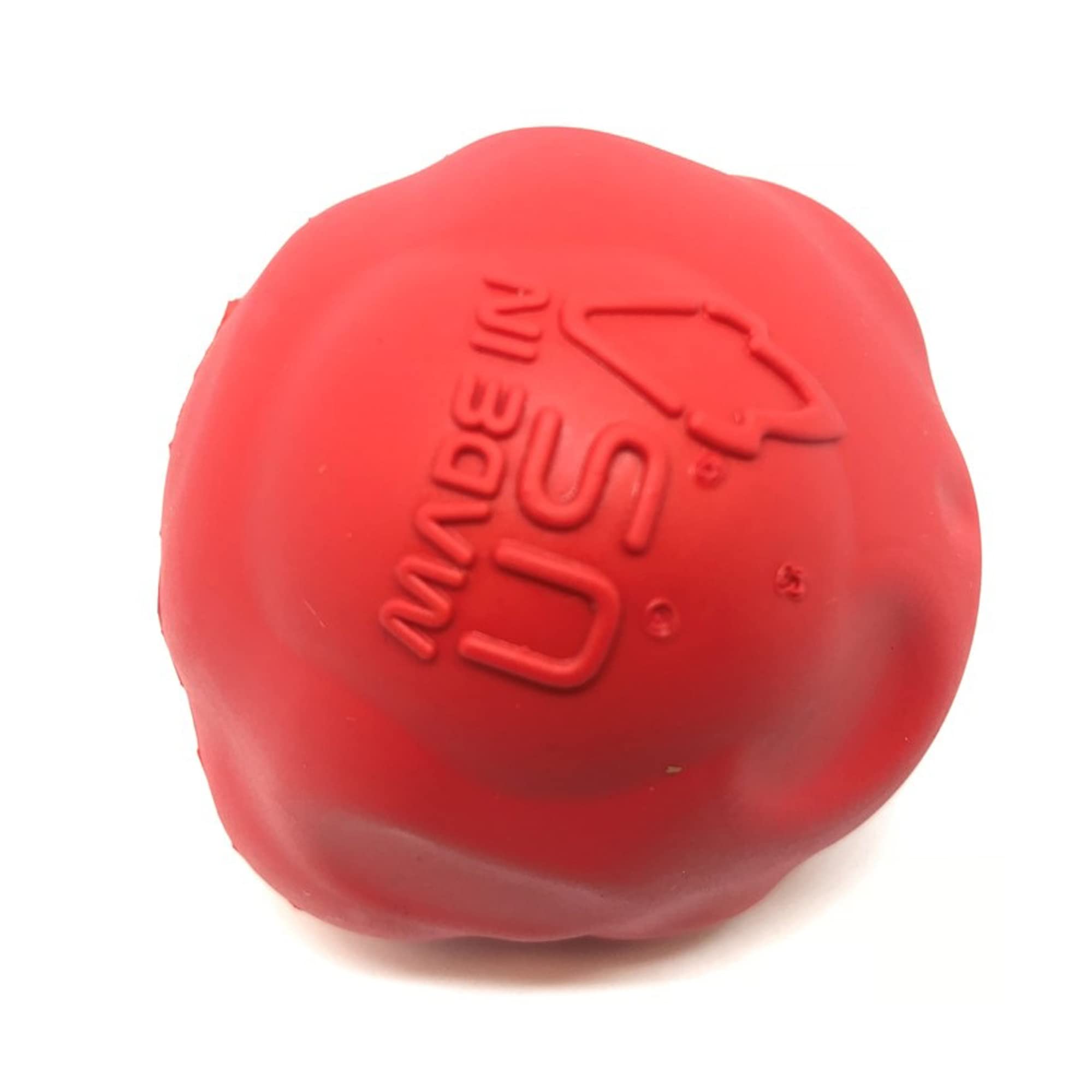 Spotnik Asteroid chew toy in rubber by SodaPup satisfies power-chewer urges