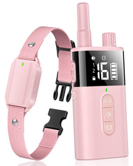 SODOG No-Shock training collar pink close-up, humane vibration for recall.