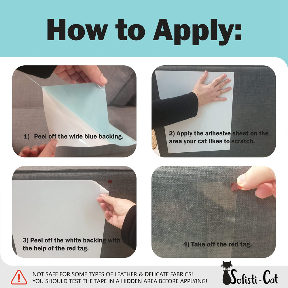 Sofisti-Cat packaging and adhesion demonstration for quick setup.