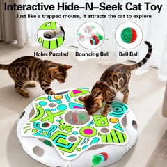 Sofolor hide and seek cushion scene sparks chase and pounce excitement for cats.