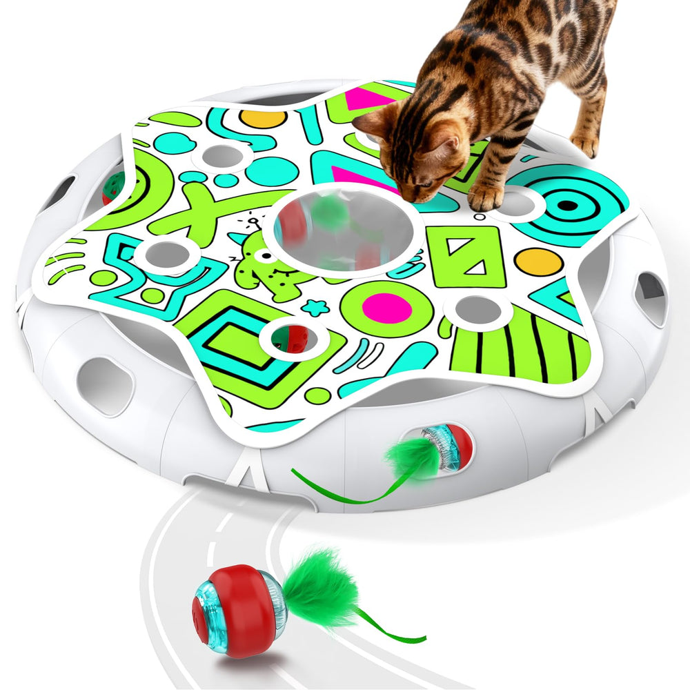Sofolor interactive cat toy center showcases engaging indoor play for curious cats.